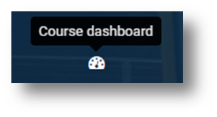 Course dashboard icon as appears in top right of course homepage
