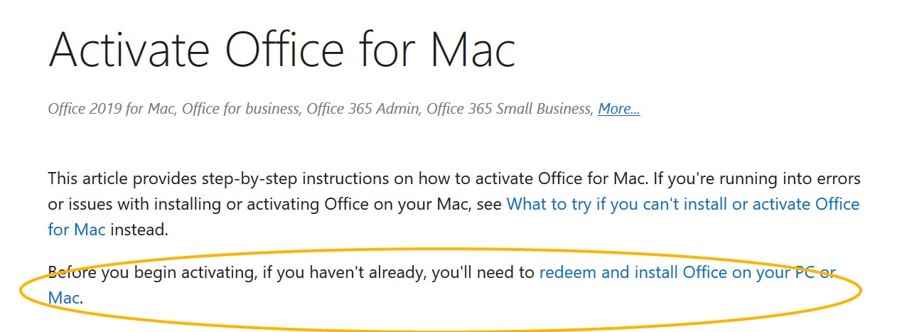 MS Office on MAC
